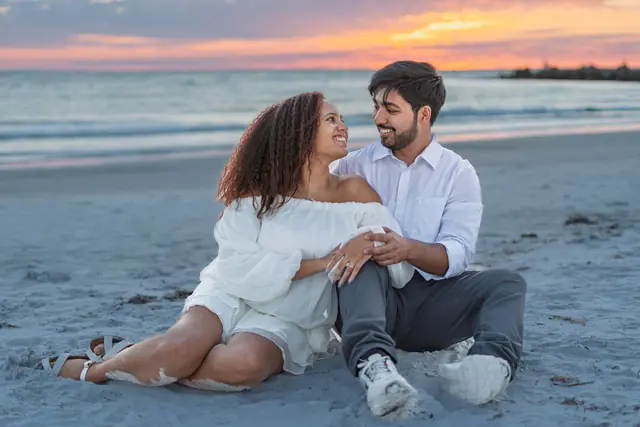 Sal and Lauren — Sand Key Beach